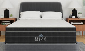 Glacier everest hybrid cooling mattress in room