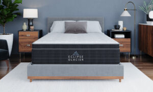 mckinley glacier euro top mattress in room