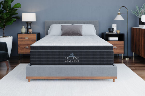 mckinley glacier euro top mattress in room
