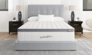 haven ultra euro top mattress in room