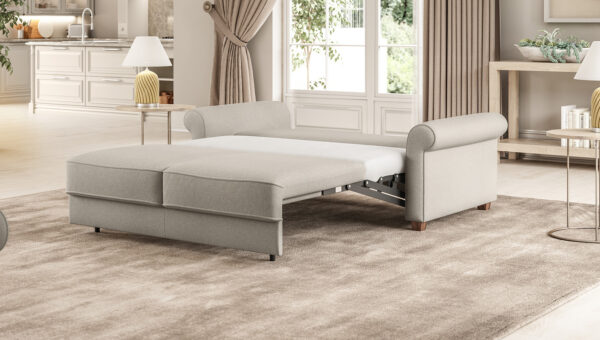 casey sleeper sofa by luonto open in room