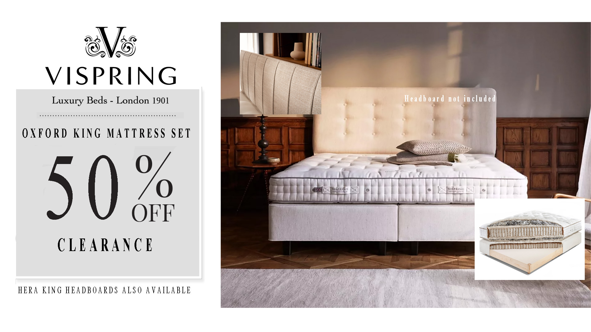 vispring oxford mattress clearance